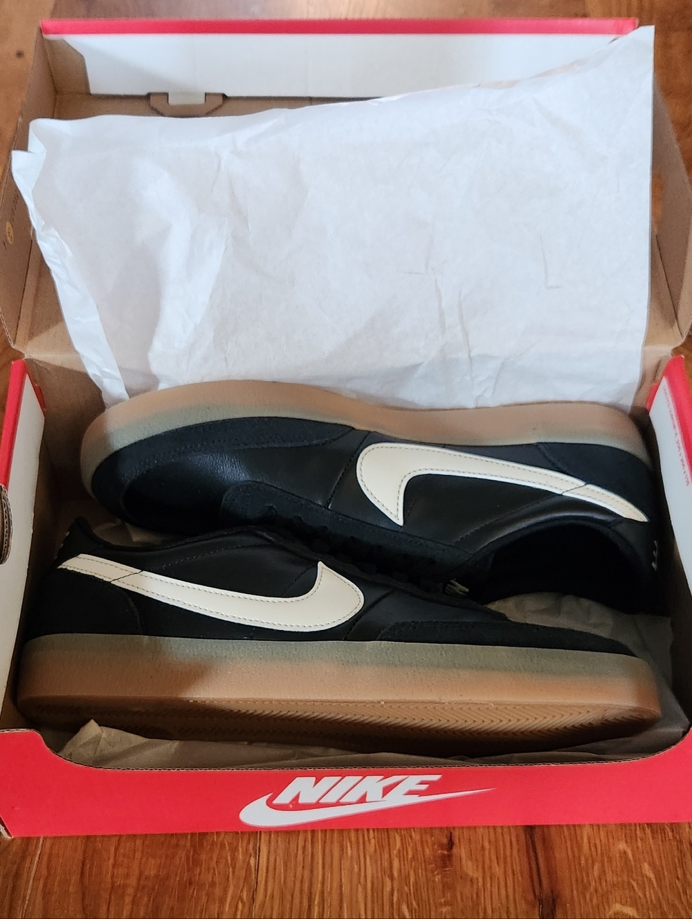 Nike Killshot 2 Leather Shoes Black /Gum Outsole
